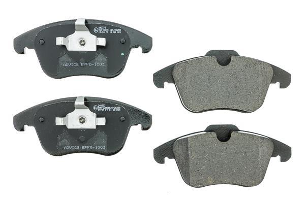Jeu de 4 plaquettes de frein AISIN ref. BPFO-1003